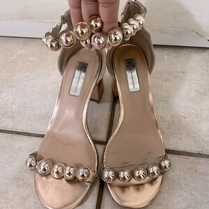 INC rose gold heels used